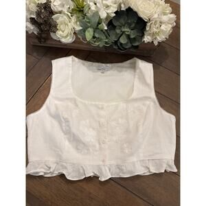 Maison d’Amélie by Anthropologie Linen Blend Top – Size XL – Excellent Condition
